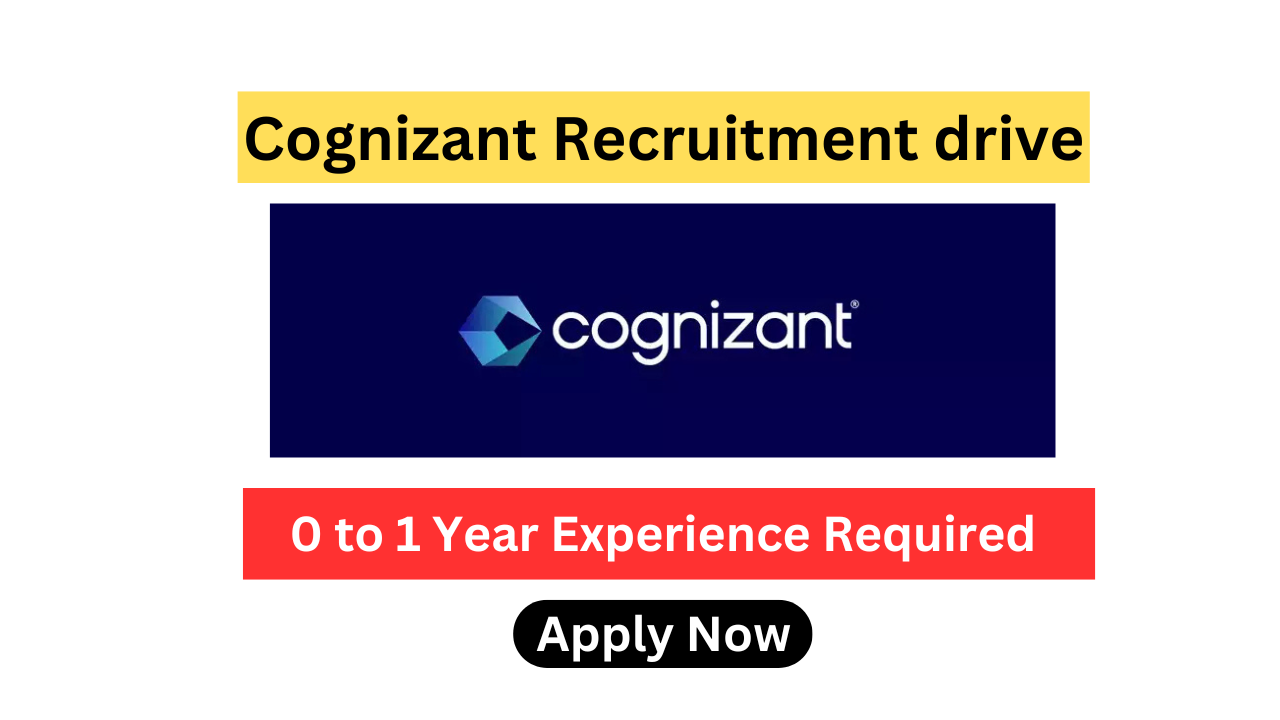 Cognizant hiring freshers for Programmer role